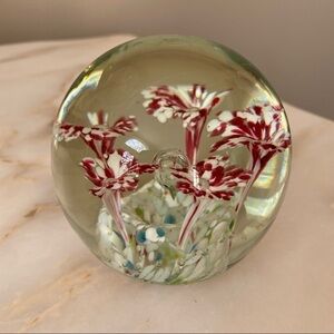 Handmade Blown Art Glass Paperweight
